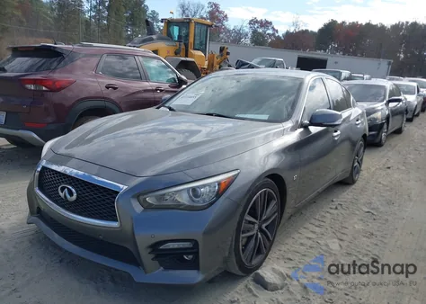 2014 Infiniti Q50 Sport from USA, damaged, VIN JN1BV7AP5EM692483